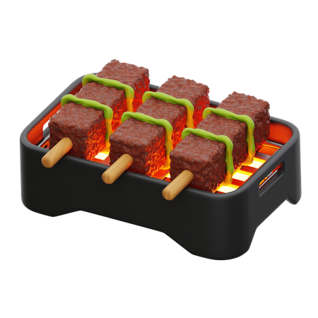 Sacrificial Satay  3D Icon