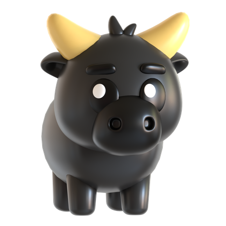 Sacrificio de búfalo para el Eid al-Adha  3D Icon
