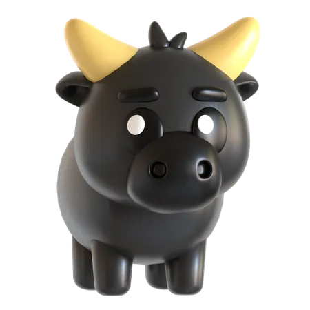 Sacrificio de búfalo para el Eid al-Adha  3D Icon