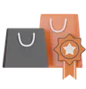 sacs à provisions avec badge étoile