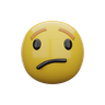 3d emoji sad logo