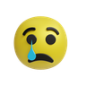 relieved face emoji 3d