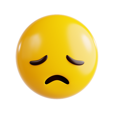 Sad Emoji  3D Icon