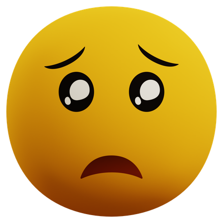 Sad Emoji  3D Icon
