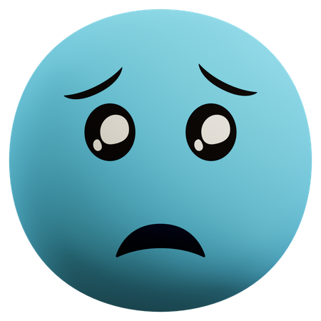 Sad Emoji  3D Icon