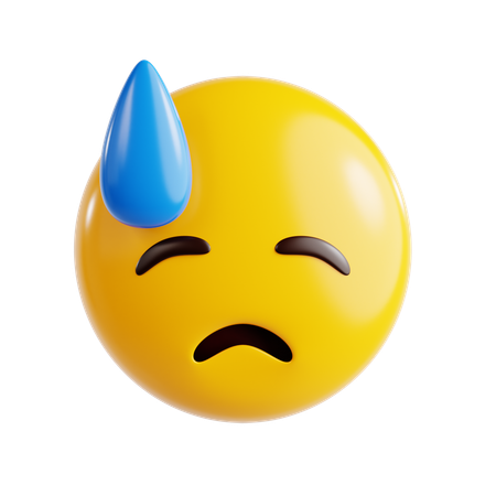 Sad Emoji  3D Icon