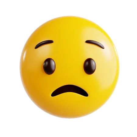 Sad Emoji  3D Icon