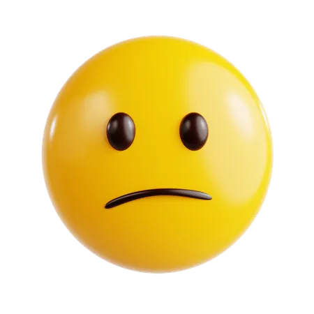 Sad Emoji  3D Icon