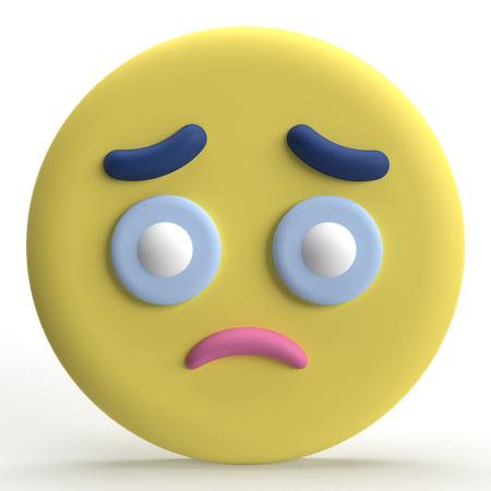 Sad Emoji  3D Icon