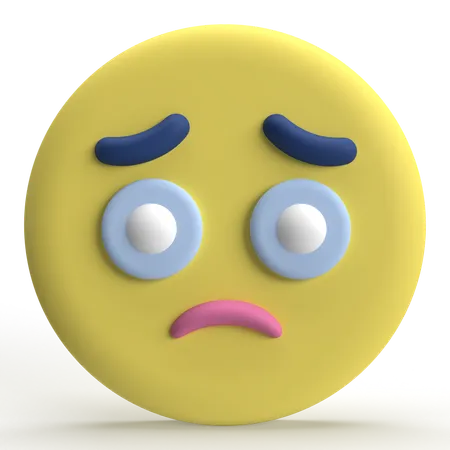 Sad Emoji  3D Icon