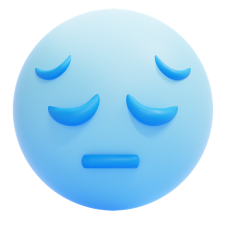 Sad Emoji  3D Icon