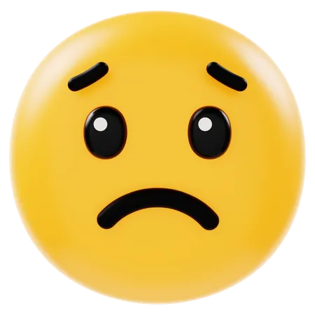 Sad Emoji  3D Icon