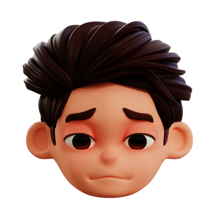 Sad Emoji  3D Icon