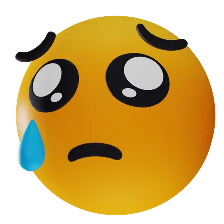 Sad Emoji  3D Icon