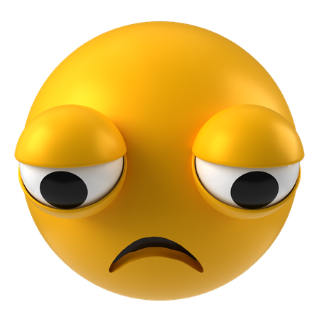 Sad Emoji  3D Icon