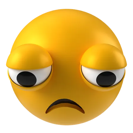 Sad Emoji  3D Icon