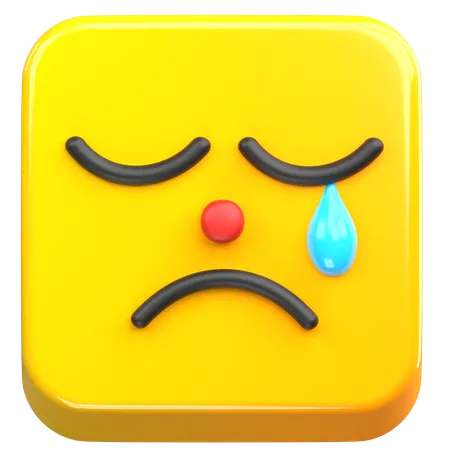 Sad Emoji  3D Icon