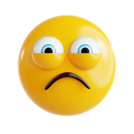 Sad Emoji  3D Icon