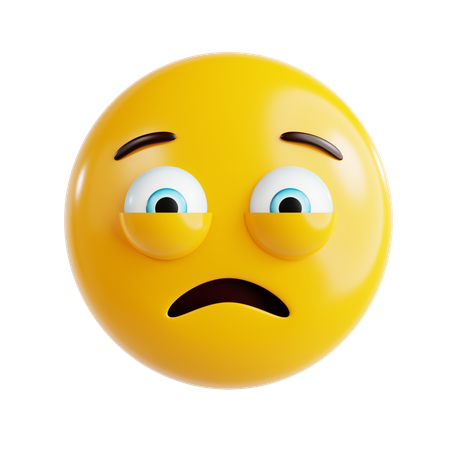 Sad Emoji  3D Icon