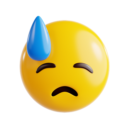 Sad Emoji  3D Icon