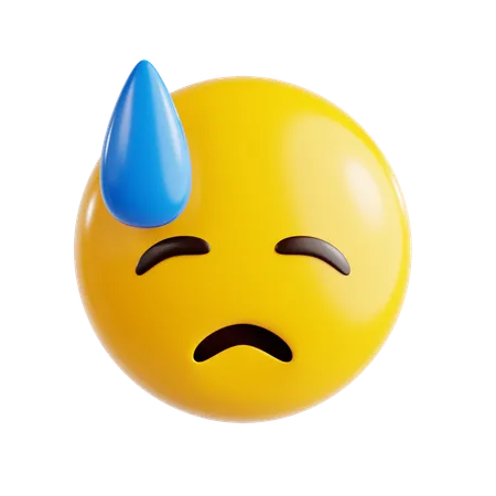 Sad Emoji  3D Icon