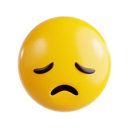 Sad Emoji  3D Icon