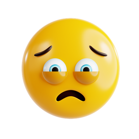 Sad Emoji  3D Icon