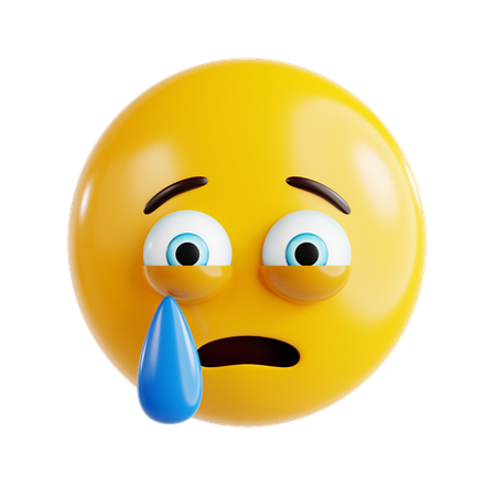 Sad Emoji  3D Icon