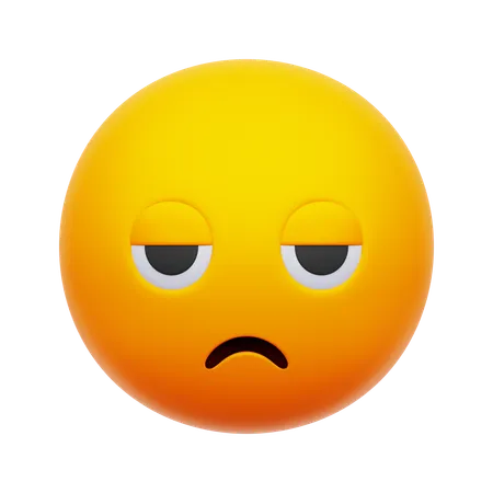 Sad Emoji  3D Icon