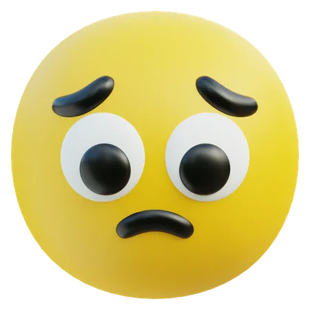 Sad Emoji  3D Icon