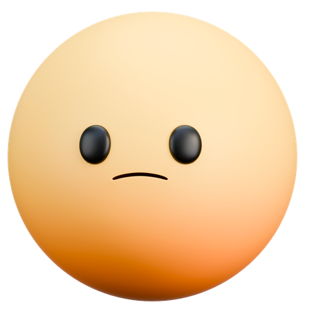 Sad Emoji  3D Icon