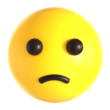 Sad emoji  3D Icon