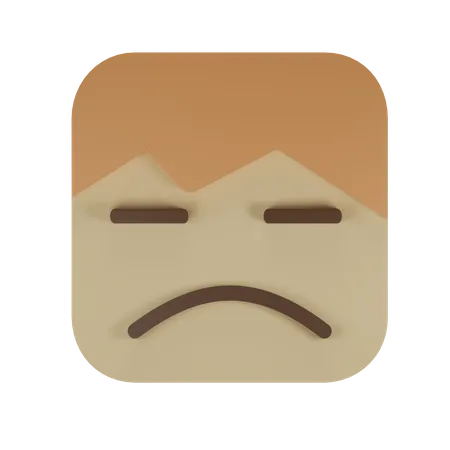 Sad Emoji  3D Emoji