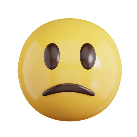 Sad Emoji  3D Icon
