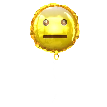Sad Emoji Balloons  3D Icon