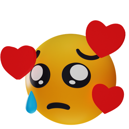 Sad Envy Emoji  3D Icon