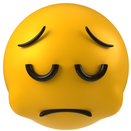 Sad Expression  3D Icon