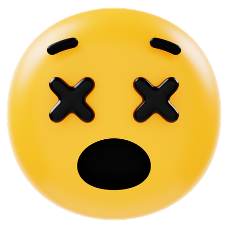 Sad Face  3D Icon