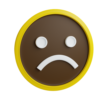 Sad Feedback Sentiment  3D Icon