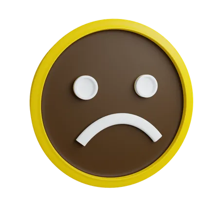 Sad Feedback Sentiment  3D Icon