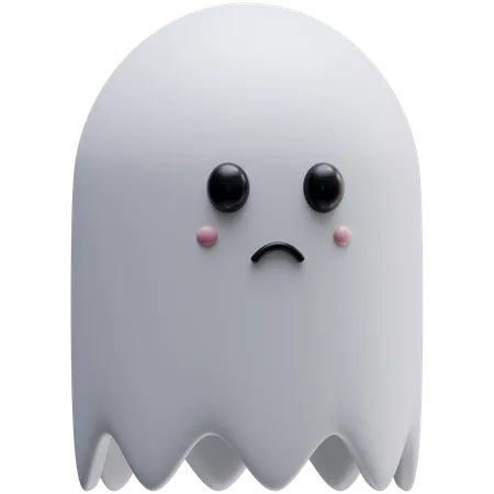 Sad Ghost  3D Icon