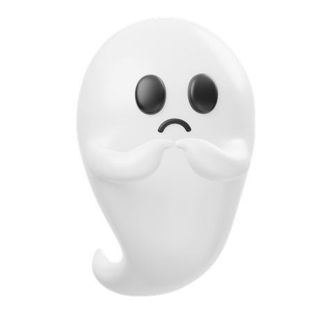 Sad Ghost  3D Icon