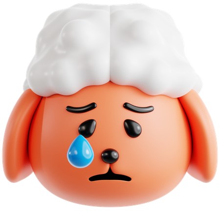 Sad Lamb  3D Icon
