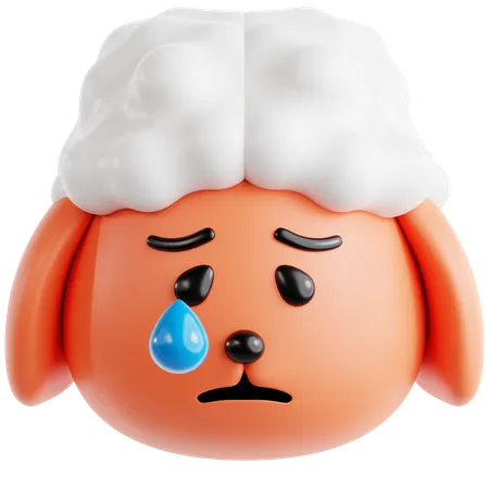 Sad Lamb  3D Icon