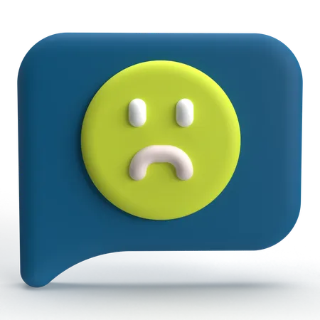 Sad Message  3D Icon