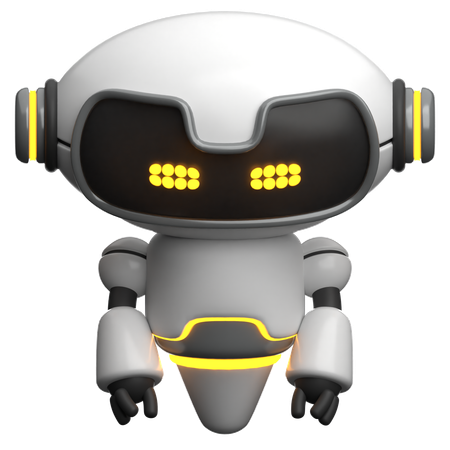 Sad Robot  3D Icon