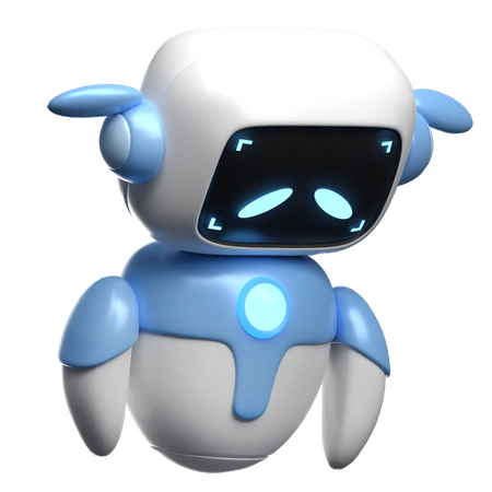 Sad Robot  3D Icon