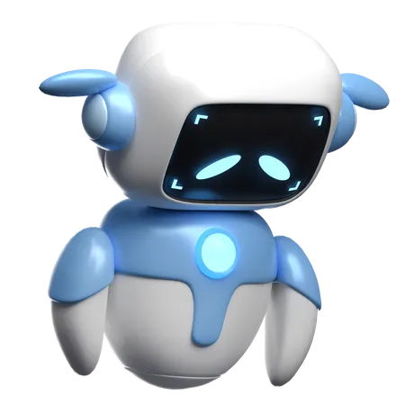 Sad Robot  3D Icon