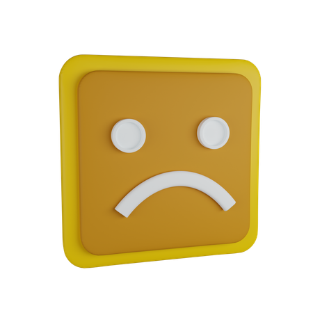 Sad sentiment  3D Icon