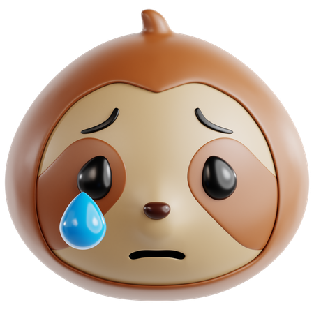 Sad Sloth  3D Icon